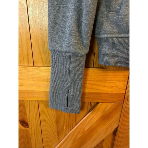 Mondetta Jacket Womens Small Full Zip Long Sleeve Thumb Holes Gray Pockets (0101 - Picture 2 of 7